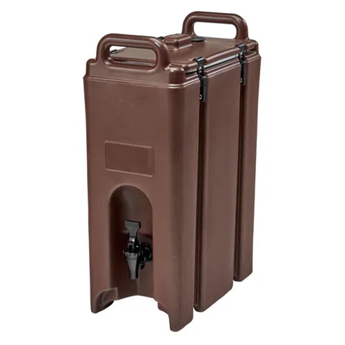 Cambro® Camtainer® Insulated Beverage Container, Dark Brown, 4.75 gal - 500LCD131