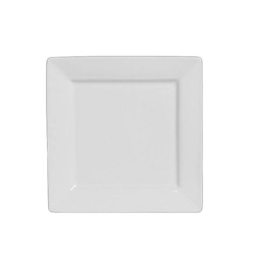  Steelite® Varick Square Rim Plate, White, 12" - 6900E599