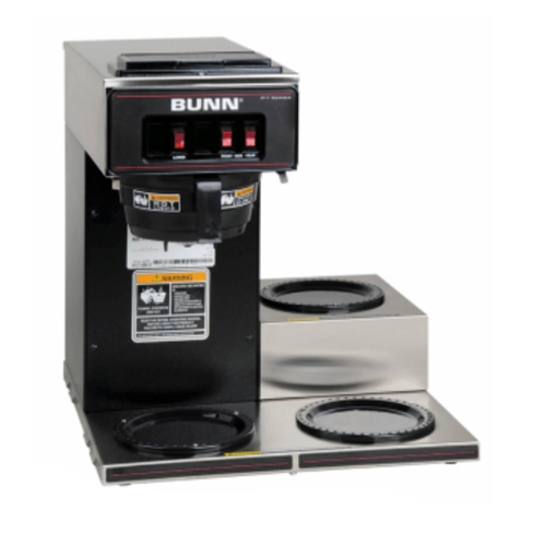 BUNN® Coffee Brewer (Coffee Maker) w/ 3 Lower Warmers - 13300.6004