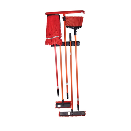 Globe Commercial Products® Cleaning Tool Kit, Red - 5017R