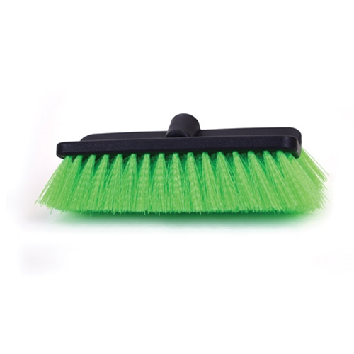 Globe Commercial Products® Bi-Level Scrubbing Brush, Green - 5625G