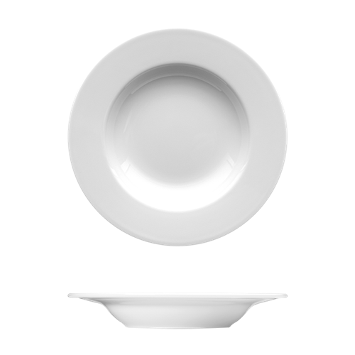 Corby Hall® Synergy™ Rim Soup Bowl, White, 9 oz - V0060025Corby Hall® Synergy™ Rim Soup Bowl, White, 9 oz - V0060025