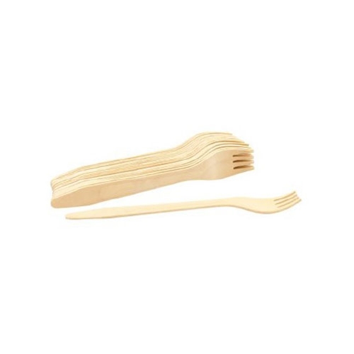 Tablecraft® Biodegradable Bamboo Forks, 6.5" (25/PK) - BAMDF65