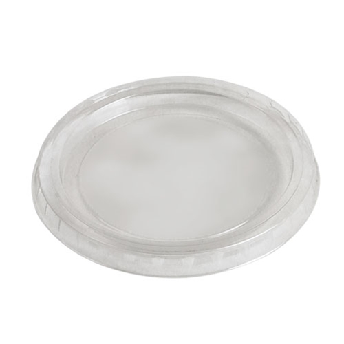 Eco-Packaging®  Compostable Portion Cup Lids for 2/4 oz Container, Clear (2000/CS) - EP-SCL