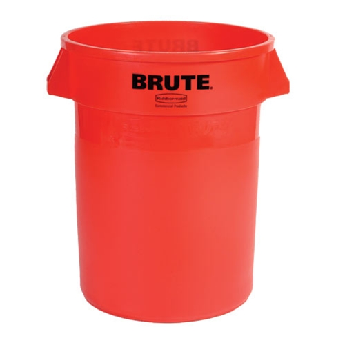 Rubbermaid® BRUTE Waste Container 32 Gal, Red - FG263200REDRubbermaid® BRUTE Waste Container 32 Gal, Red - FG263200RED