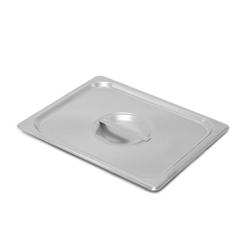 SignatureWares® Stainless Steel Steam Table Pan Cover w/ Handle, Half Size - STEAMPAN120C