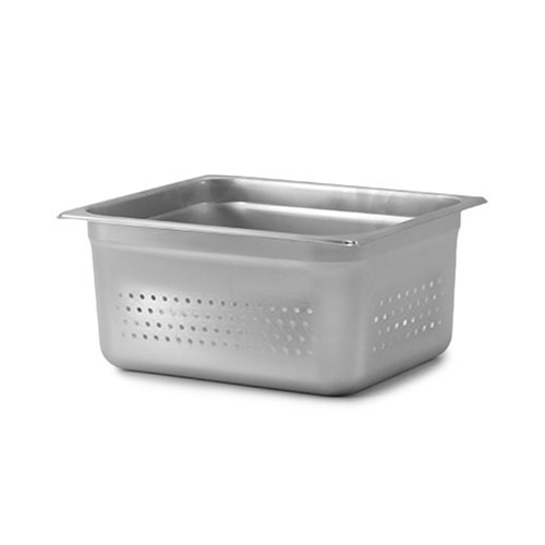SignatureWares® Perforated Stainless Steel Steam Table Pan, Half Size, 6" - STEAMPAN126P