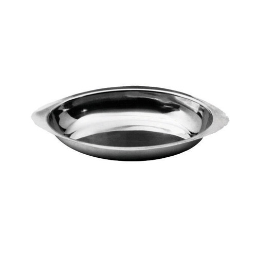 Johnson-Rose® Stainless Steel Oval Au Gratin Dishes, 12 oz - 7082
