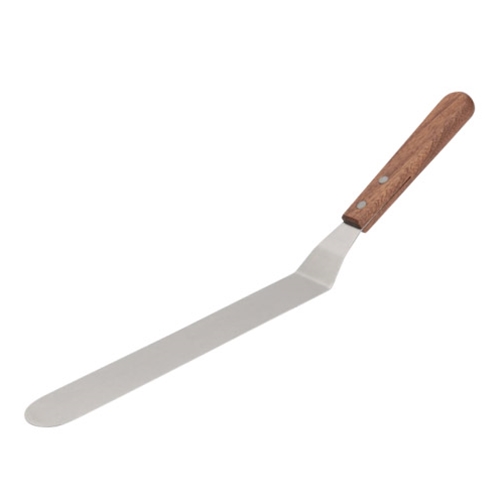 Browne® Offset Spatula w/ Wooden Handle, 10" - 573810