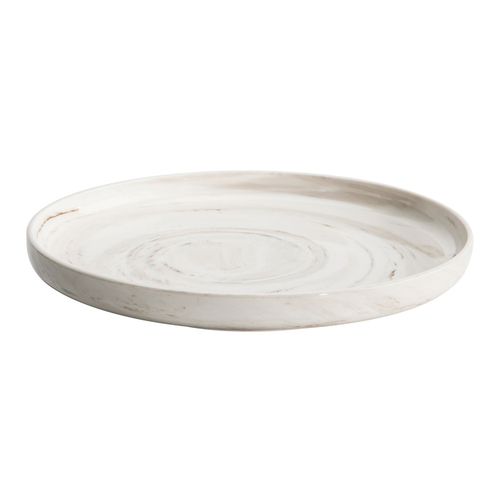 Oneida® Luzerne™ Round Raised Rim Plate, Marble, 11" DIA - L6200000156Oneida® Luzerne™ Round Raised Rim Plate, Marble, 11" DIA - L6200000156