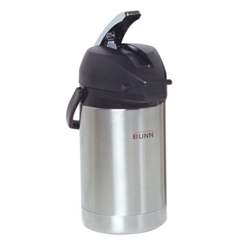 BUNN® Stainless Steel Lever-Action Airpot, 2.5L - 32125.0000BUNN® Stainless Steel Lever-Action Airpot, 2.5L - 32125.0000