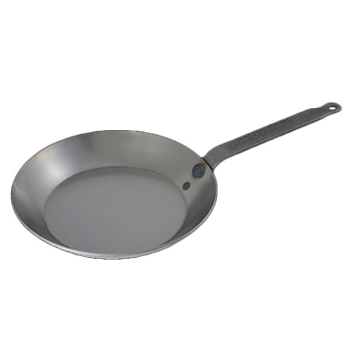 Matfer Bourgeat® Black Steel Frying Pan, 11-7/8" DIA x 2-1/8" H - 062005