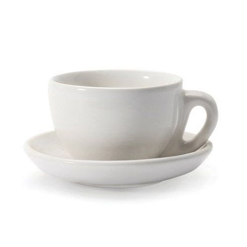 Danesco® Espresso Cup w/ Saucer, White, 5 oz - 18WHDanesco® Espresso Cup w/ Saucer, White, 5 oz - 18WH