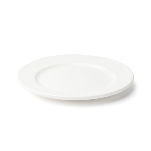 Browne® Foundation™ Porcelain Plate, Round, White, 9" (2DZ) - 5630108