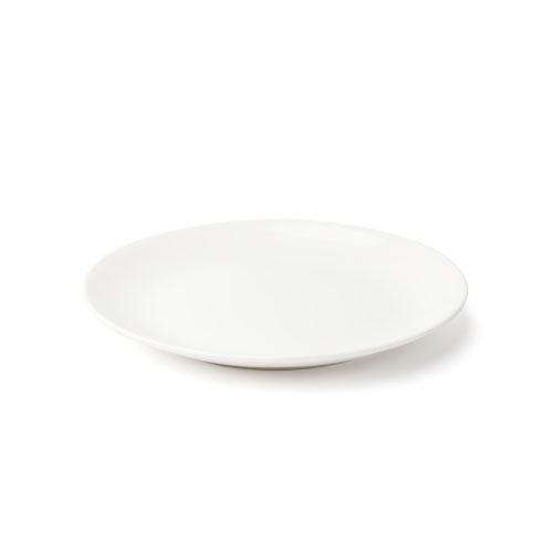 Browne® Foundation™ Porcelain Coupe Plate, Round, White, 8" (2DZ) - 5630163