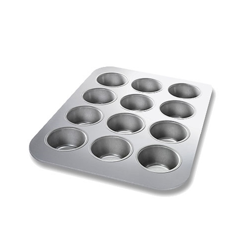 Bundy Chicago Metallic® Muffin Pan, 12 Cup, 3.8 oz - 45125