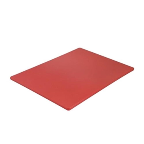 Browne® Medium Density Cutting Board, Red, 18" x 24" - 57361805