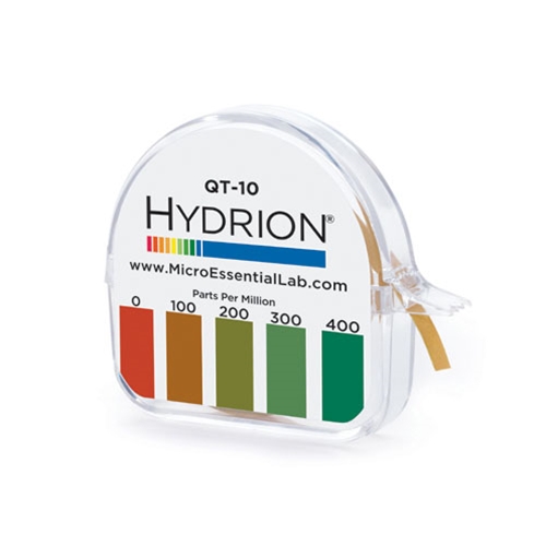 Hydrion® Quaternary Ammonium Test Paper 0-400PPM, 15ft/roll - Qt-10