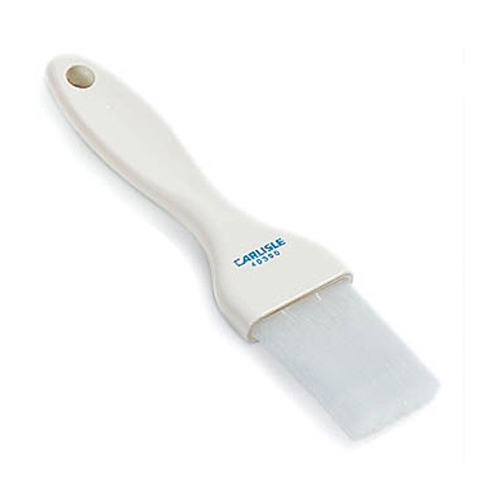 Carlisle® Galaxy Flat Brush w/ Nylon Bristles, White, 1.5" - 40390 02
