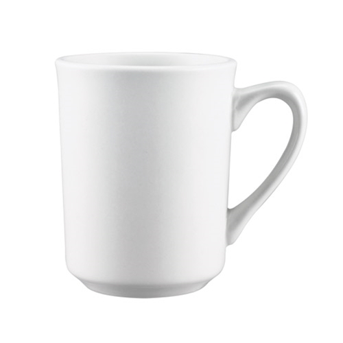 Browne® Palm Ceramic Coffee Mug, White, 8.5 oz (3DZ) - 563981