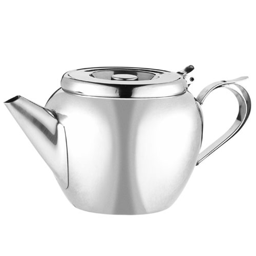 Browne® Stainless Steel Stackable Teapot w/ Strainer, 20 oz - 515151Browne® Stainless Steel Stackable Teapot w/ Strainer, 20 oz - 515151