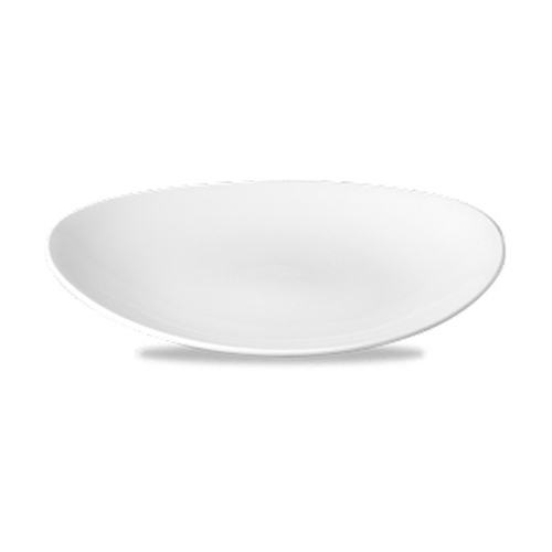 Churchill® Oval Coupe Plate, White, 12.5" - WH OP121Churchill® Oval Coupe Plate, White, 12.5" - WH OP121