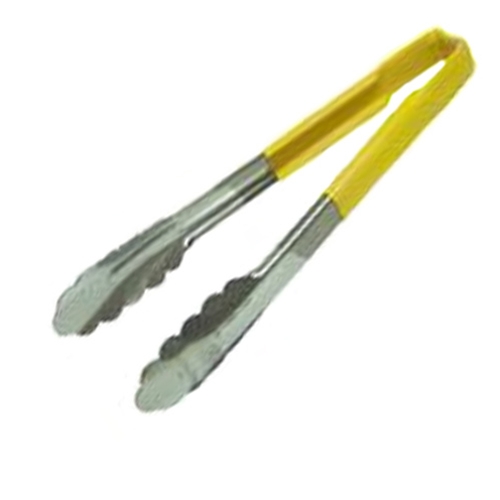 Vollrath® Kool-Touch One-Piece Tongs, Yellow, 9.5" - 4780950