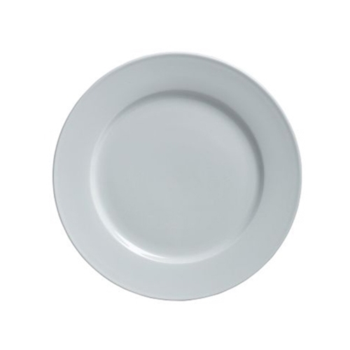 Steelite® Varick Cafe Porcelain Plate, White, 10.6" - 6900E502