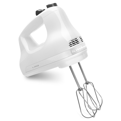 KitchenAid® 5-Speed Ultra Power™ Hand Mixer, White - KHM512WH
