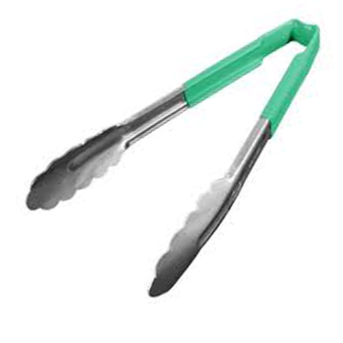 Vollrath® Kool-Touch One-Piece Tongs, Green, 9.5" - 4780970Vollrath® Kool-Touch One-Piece Tongs, Green, 9.5" - 4780970
