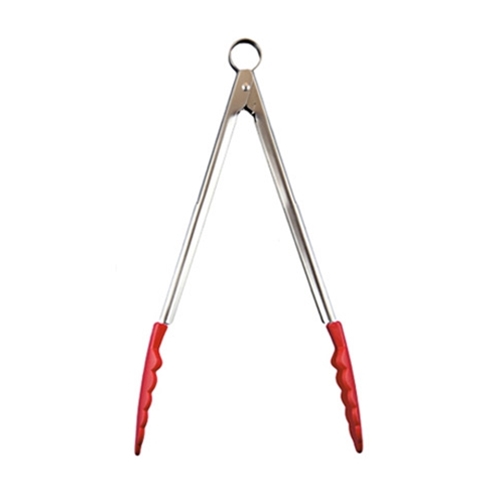 Cuisipro® Silicone Locking Tongs, Red, 9.5" - 74708605