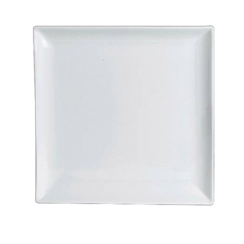 Steelite® Varick Cafe Porcelain Square Plate, White, 12" - 6900E537