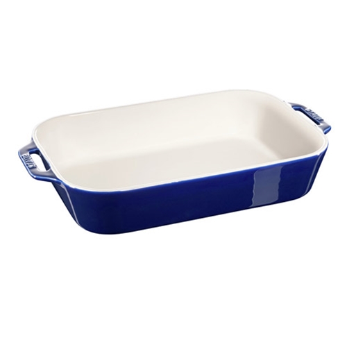 Staub® Rectangle Dish, Dark Blue, 34x24cm  - 1004619