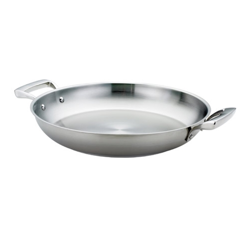 Browne® Thermalloy® Stainless Steel Paella Pan, 9.5" - 5724171