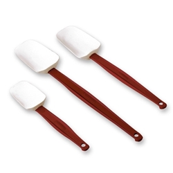 Rubbermaid® High Heat Spoon Scraper, Red, 16.5" - FG196800RED