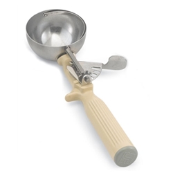 Vollrath® Color-Coded One-Piece Disher, Ivory, 3-1/4 oz - 47141
