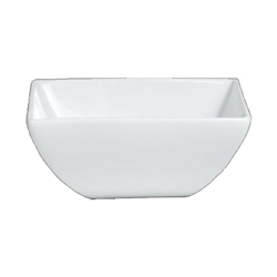 Steelite® Varick Cafe Porcelain Square Bowl, White, 6 oz - 6900E543