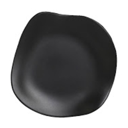 Delfin® Marisol Plate, Black, 7 1/4" - 7000DD026