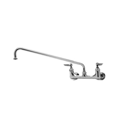 T&S® Wall Mount Sink Mixing Faucet, 8" Centers - B-0230-LN