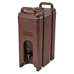 Cambro® Camtainer® Insulated Beverage Container, Dark Brown, 4.75 gal - 500LCD131