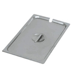 Browne® Stainless Steel Notched Steam Table Pan Cover, Full Size - 575529