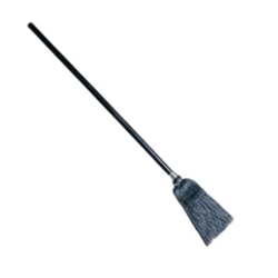Rubbermaid® Executive Lobby Broom w/ Wood Handle, Black - FG253600BLA