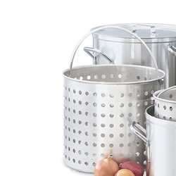 Vollrath® Stainless Steel Perforated Basket, 32 qt - 68290