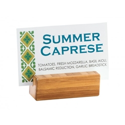 Cal-Mil® Bamboo Card Holder (6/CS) - 1543-60