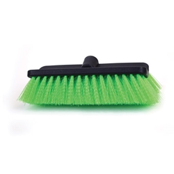 Globe Commercial Products® Bi-Level Scrubbing Brush, Green - 5625G