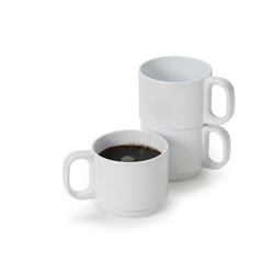 G.E.T.® Stackable Mug, White, 11 oz (2DZ) - TM-1411-W