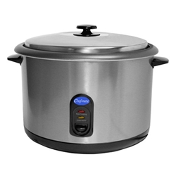 Chefmate® by Globe Rice Cooker/Warmer, 25 Cup - RC1(BP)