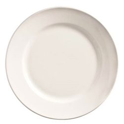 World Tableware® Porcelana™ Rolled-Edge Plate, White, 9" (2DZ) - 840-425R-25
