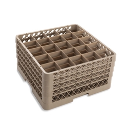Vollrath® Traex® Full Size 25 Compartment Rack w/ 4 Extenders, Beige - TR6BBBB