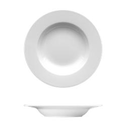 Corby Hall® Synergy™ Rim Soup Bowl, White, 9 oz - V0060025